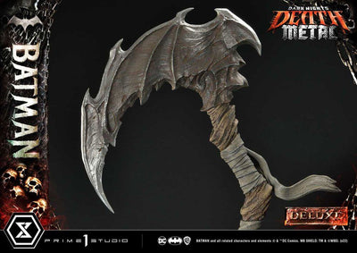 Dark Knights: Metal Statue 1/3 Death Metal Batman Deluxe Bonus Ver. 105cm - Scale Statue - Prime 1 Studio - Hobby Figures UK