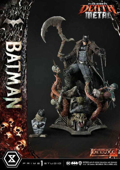 Dark Knights: Metal Statue 1/3 Death Metal Batman Deluxe Bonus Ver. 105cm - Scale Statue - Prime 1 Studio - Hobby Figures UK
