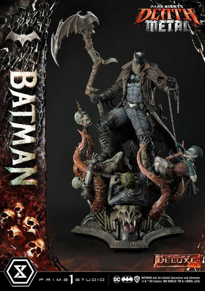 Dark Knights: Metal Statue 1/3 Death Metal Batman Deluxe Bonus Ver. 105cm - Scale Statue - Prime 1 Studio - Hobby Figures UK