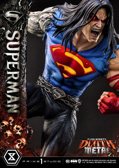 Dark Nights: Death Metal Statue 1/3 Death Metal Superman 94cm - Scale Statue - Prime 1 Studio - Hobby Figures UK