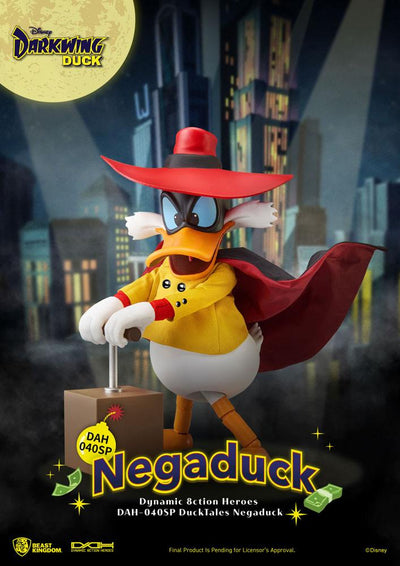 Darkwing Duck Dynamic 8ction Heroes Action Figure 1/9 NegaDuck 16cm - Scale Statue - Beast Kingdom Toys - Hobby Figures UK