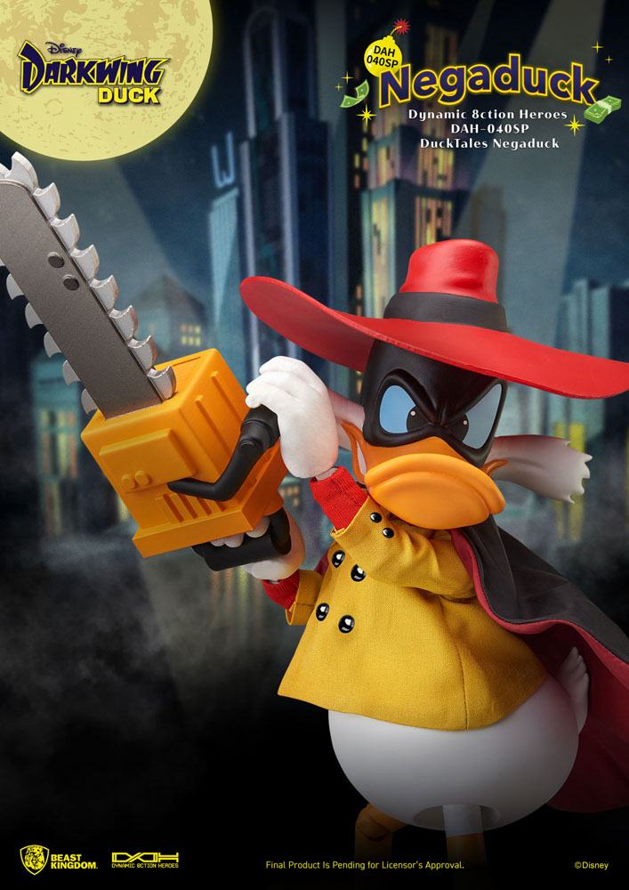 Darkwing Duck Dynamic 8ction Heroes Action Figure 1/9 NegaDuck 16cm - Scale Statue - Beast Kingdom Toys - Hobby Figures UK