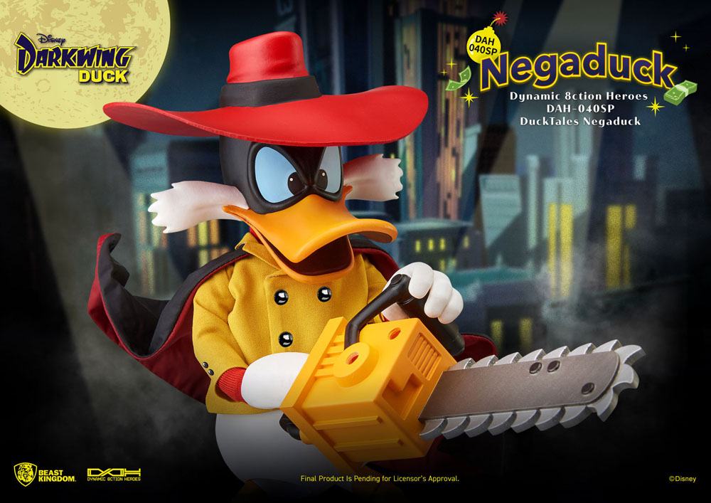 Darkwing Duck Dynamic 8ction Heroes Action Figure 1/9 NegaDuck 16cm - Scale Statue - Beast Kingdom Toys - Hobby Figures UK