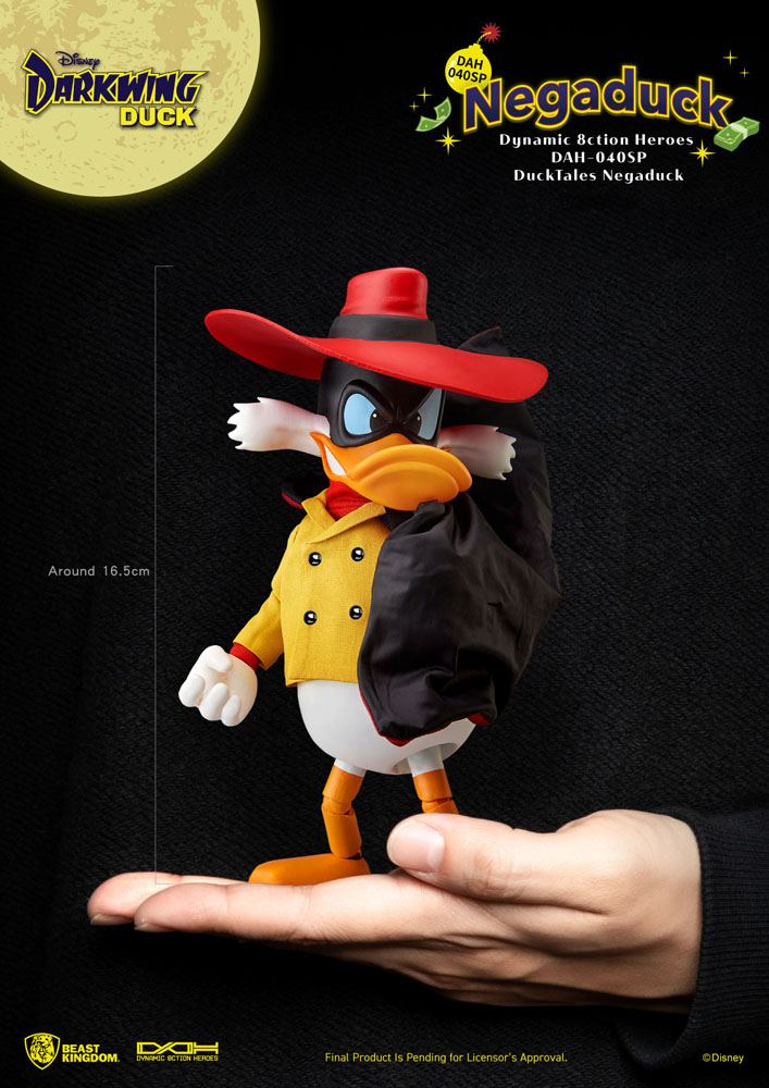 Darkwing Duck Dynamic 8ction Heroes Action Figure 1/9 NegaDuck 16cm - Scale Statue - Beast Kingdom Toys - Hobby Figures UK