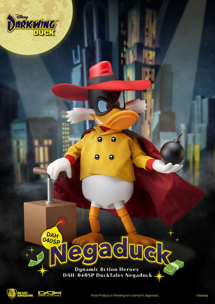 Darkwing Duck Dynamic 8ction Heroes Action Figure 1/9 NegaDuck 16cm - Scale Statue - Beast Kingdom Toys - Hobby Figures UK