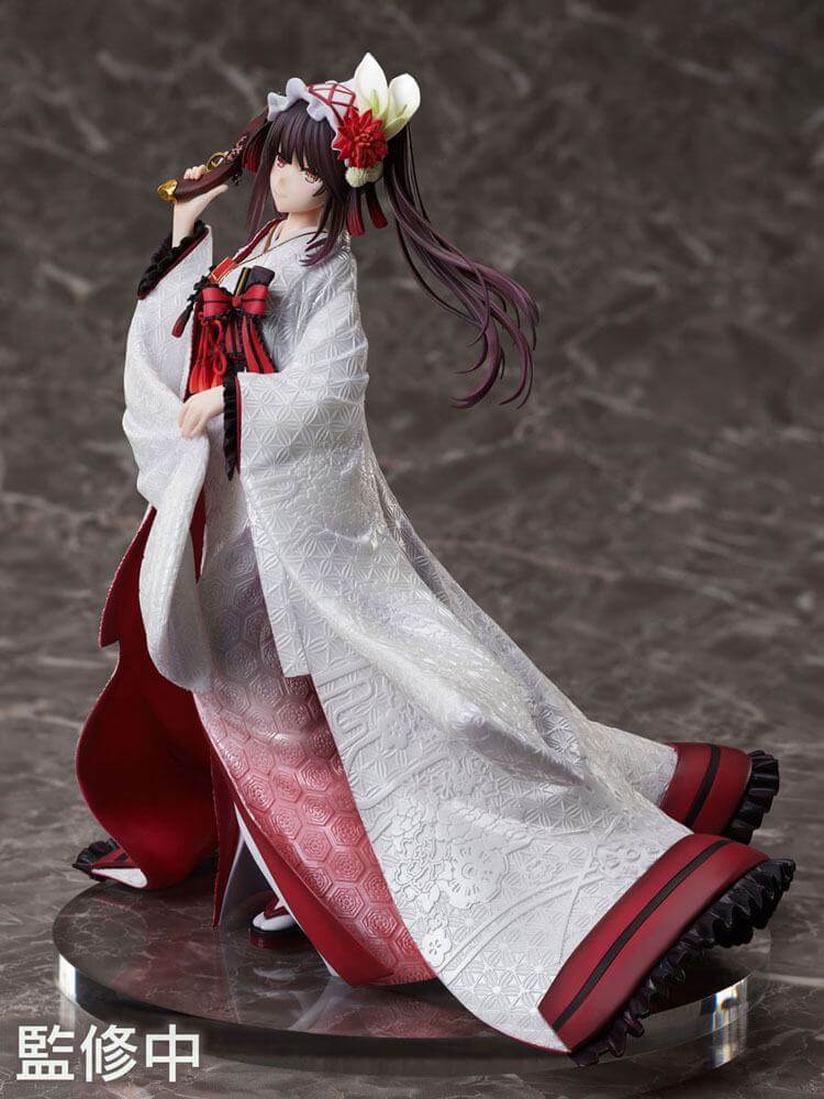 Date A Live IV PVC Statue 1/7 Kurumi Tokisaki Shiromuku 22cm - Scale Statue - Furyu - Hobby Figures UK