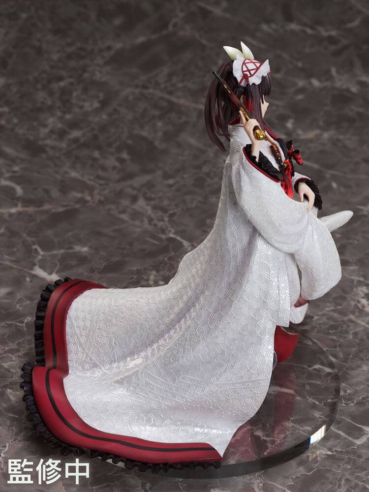 Date A Live IV PVC Statue 1/7 Kurumi Tokisaki Shiromuku 22cm - Scale Statue - Furyu - Hobby Figures UK
