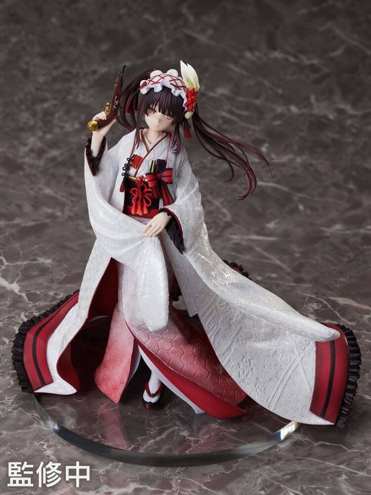 Date A Live IV PVC Statue 1/7 Kurumi Tokisaki Shiromuku 22cm - Scale Statue - Furyu - Hobby Figures UK