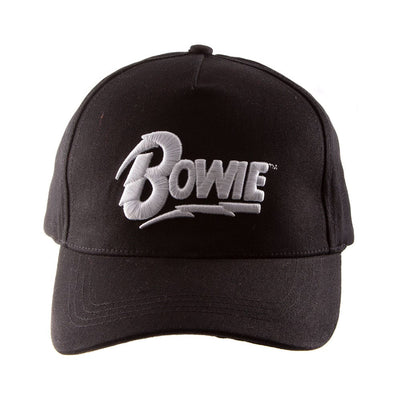 David Bowie Curved Bill Cap High Build Logo - Apparel & Accessories - Heroes Inc - Hobby Figures UK