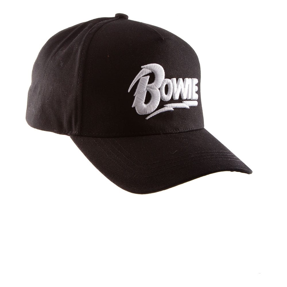 David Bowie Curved Bill Cap High Build Logo - Apparel & Accessories - Heroes Inc - Hobby Figures UK