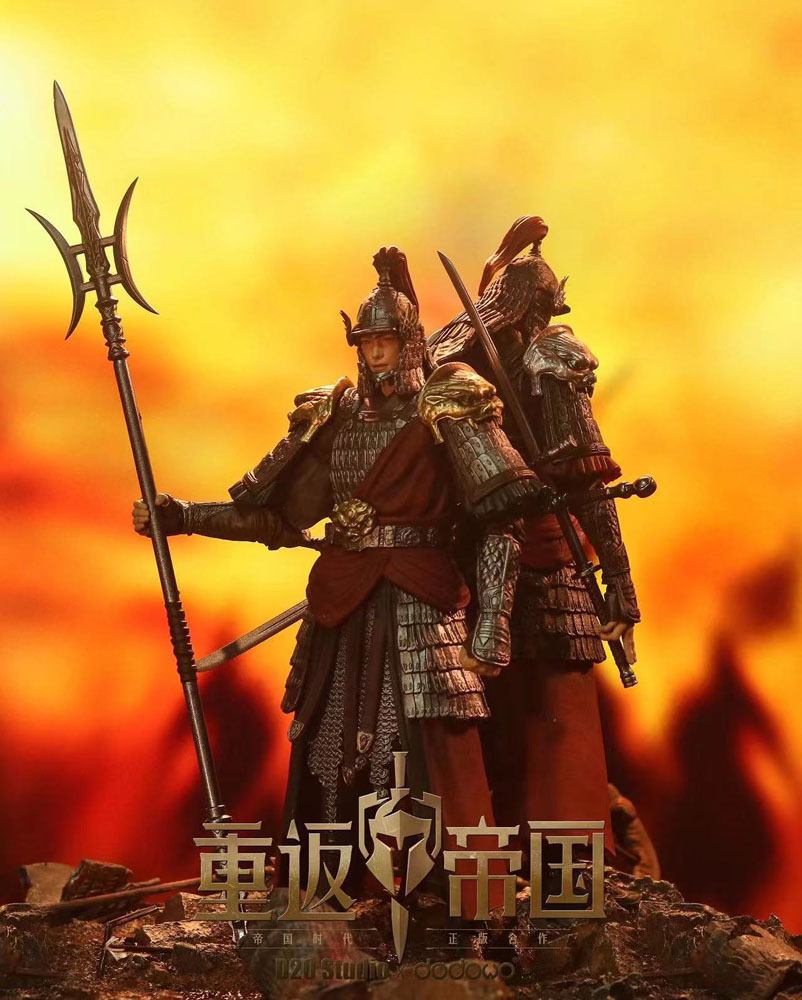 Dawn of Kingdoms Action Figure 1/12 Chinese Swordsman (Silver) 19cm - Action Figures - Dodowo X D20studio - Hobby Figures UK