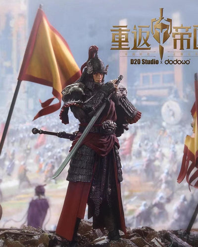 Dawn of Kingdoms Action Figure 1/12 Chinese Swordsman (Silver) 19cm - Action Figures - Dodowo X D20studio - Hobby Figures UK