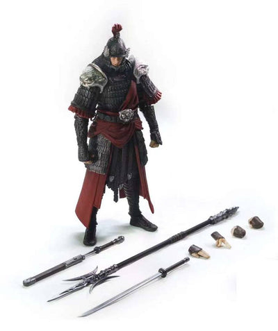 Dawn of Kingdoms Action Figure 1/12 Chinese Swordsman (Silver) 19cm - Action Figures - Dodowo X D20studio - Hobby Figures UK