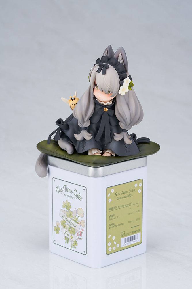 Decorated Life Collection PVC Statue Tea Time Cats British Shorthair 18cm - Scale Statue - Ribose - Hobby Figures UK