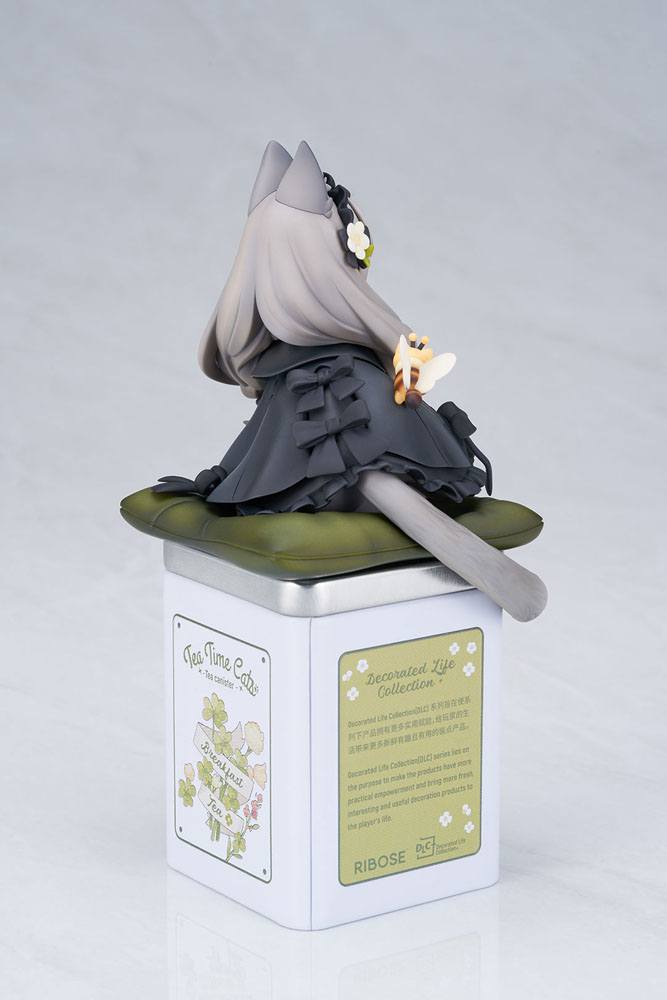 Decorated Life Collection PVC Statue Tea Time Cats British Shorthair 18cm - Scale Statue - Ribose - Hobby Figures UK