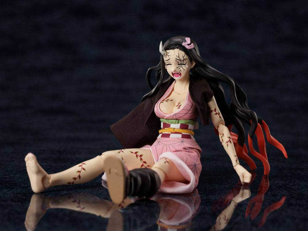 Demon Slayer: Kimetsu no Yaiba BUZZmod Action Figure 1/12 Nezuko Kamado Demon Advancing Ver. 15cm - Action Figures - Aniplex - Hobby Figures UK