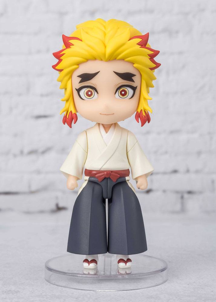 Demon Slayer: Kimetsu no Yaiba Figuarts mini Action Figure Senjuro Rengoku 9cm - Mini Figures - Bandai Tamashii Nations - Hobby Figures UK