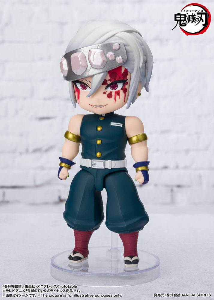 Demon Slayer: Kimetsu no Yaiba Figuarts mini Action Figure Tengen Uzui Sound Breathing 10cm - Mini Figures - Bandai Tamashii Nations - Hobby Figures UK