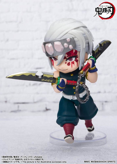 Demon Slayer: Kimetsu no Yaiba Figuarts mini Action Figure Tengen Uzui Sound Breathing 10cm - Mini Figures - Bandai Tamashii Nations - Hobby Figures UK