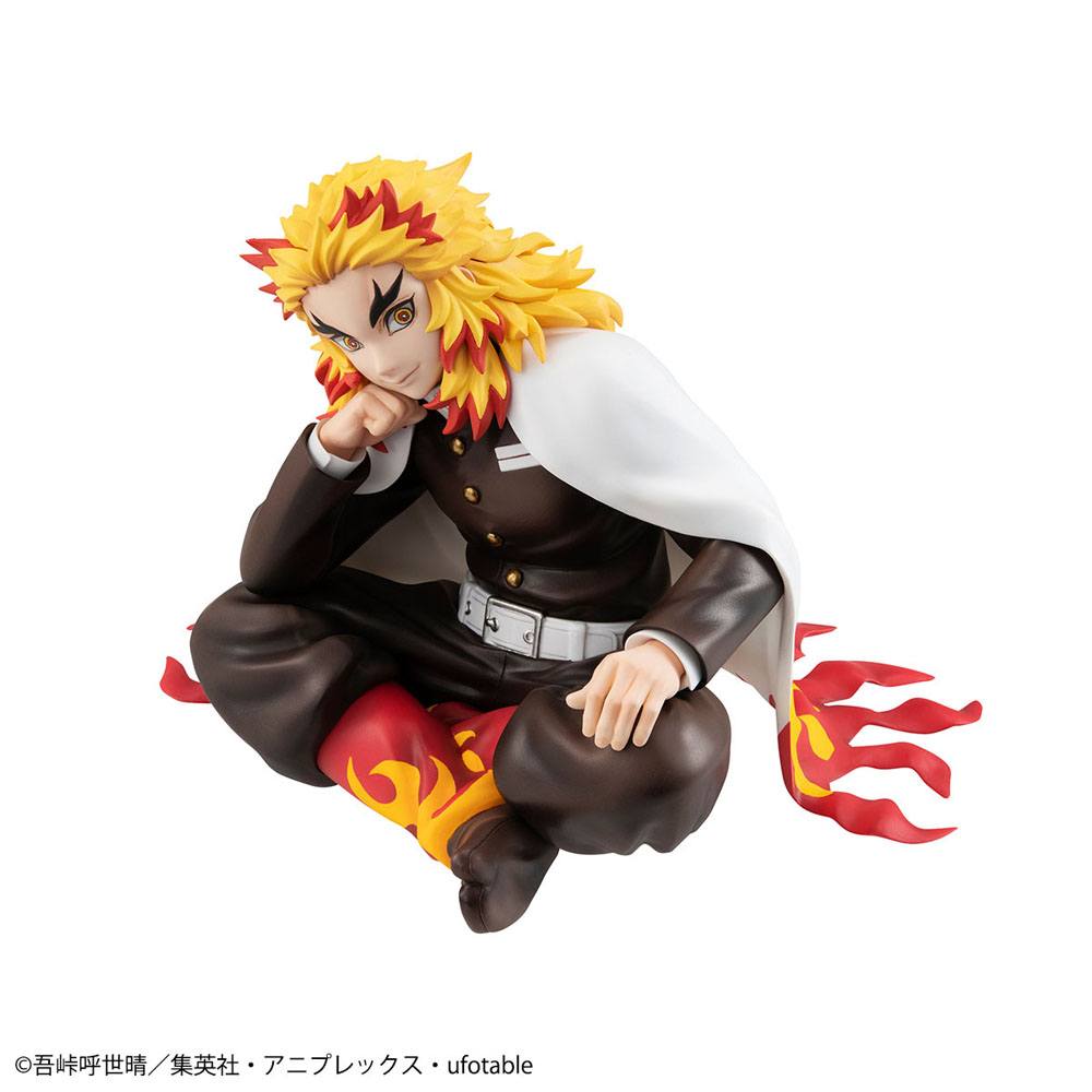 Demon Slayer Kimetsu no Yaiba G.E.M. PVC Statue Rengoku Palm Size 9cm - Scale Statue - Megahouse - Hobby Figures UK