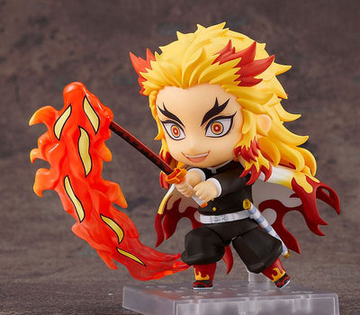 Demon Slayer: Kimetsu no Yaiba Nendoroid Action Figure Kyojuro Rengoku 10cm - Mini Figures - Good Smile Company - Hobby Figures UK