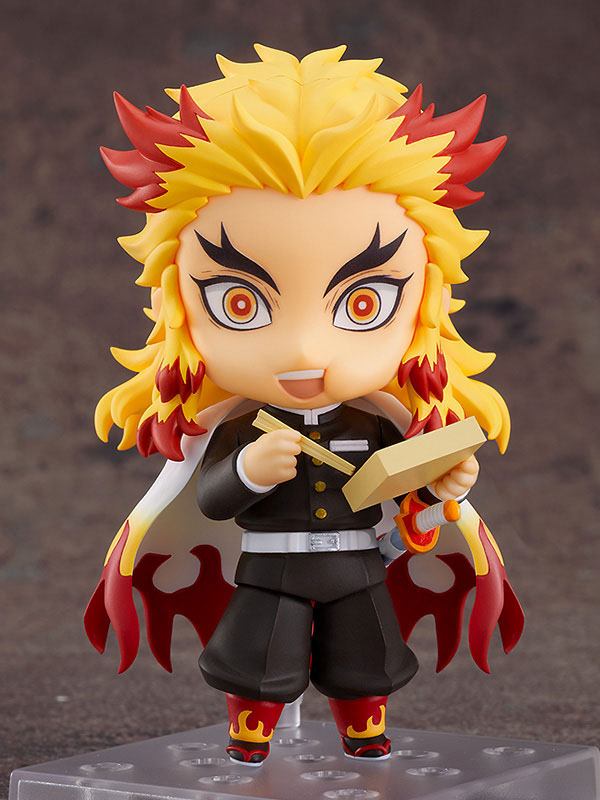 Demon Slayer: Kimetsu no Yaiba Nendoroid Action Figure Kyojuro Rengoku 10cm - Mini Figures - Good Smile Company - Hobby Figures UK
