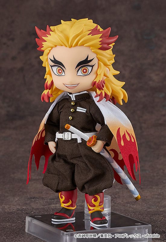 Demon Slayer: Kimetsu no Yaiba Nendoroid Doll Figure Kyojuro Rengoku 10cm - Action Figures - Good Smile Company - Hobby Figures UK