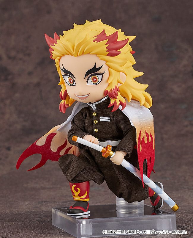 Demon Slayer: Kimetsu no Yaiba Nendoroid Doll Figure Kyojuro Rengoku 10cm - Action Figures - Good Smile Company - Hobby Figures UK