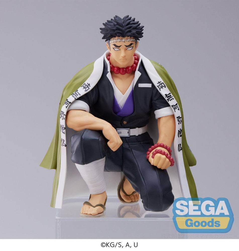 Demon Slayer: Kimetsu no Yaiba PM Perching PVC Statue Gyomei Himejima Hashira Meeting 15cm - Scale Statue - Sega - Hobby Figures UK