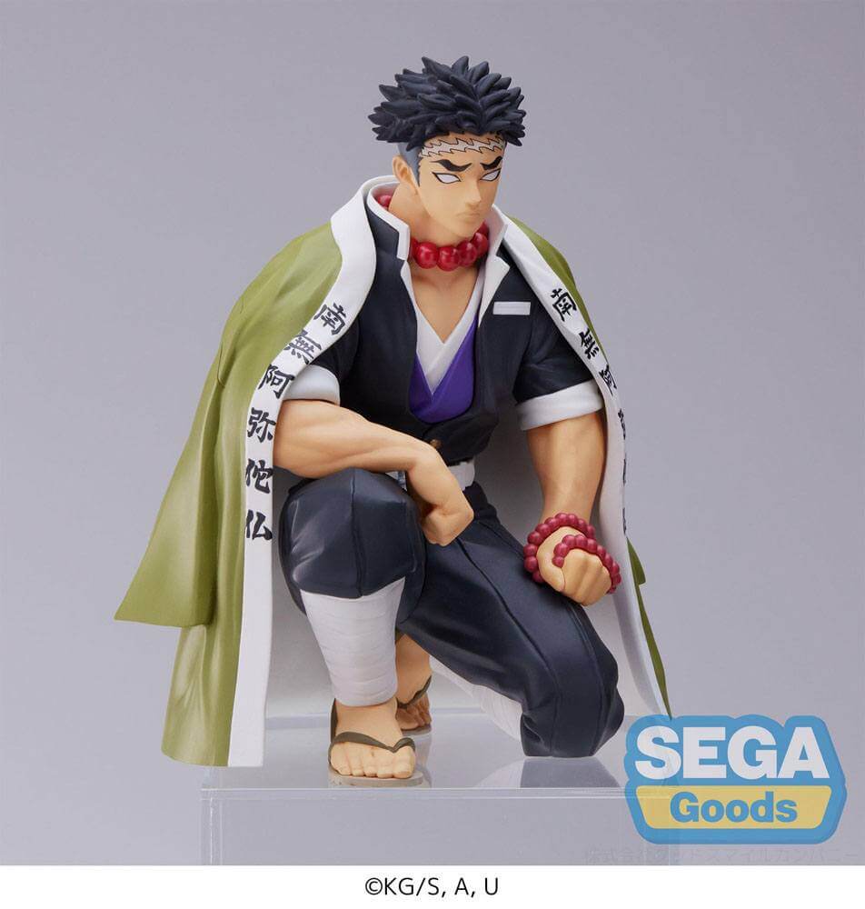 Demon Slayer: Kimetsu no Yaiba PM Perching PVC Statue Gyomei Himejima Hashira Meeting 15cm - Scale Statue - Sega - Hobby Figures UK