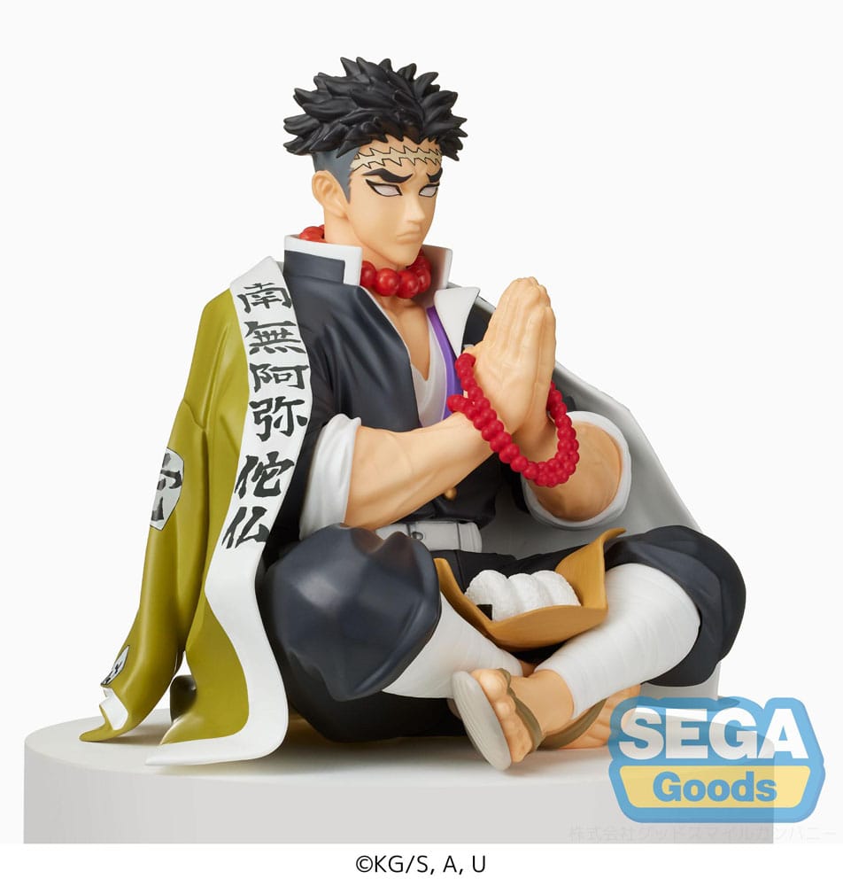 Demon Slayer: Kimetsu no Yaiba PM Perching PVC Statue Gyomei Himejima (re-run) 13cm - Scale Statue - Sega - Hobby Figures UK