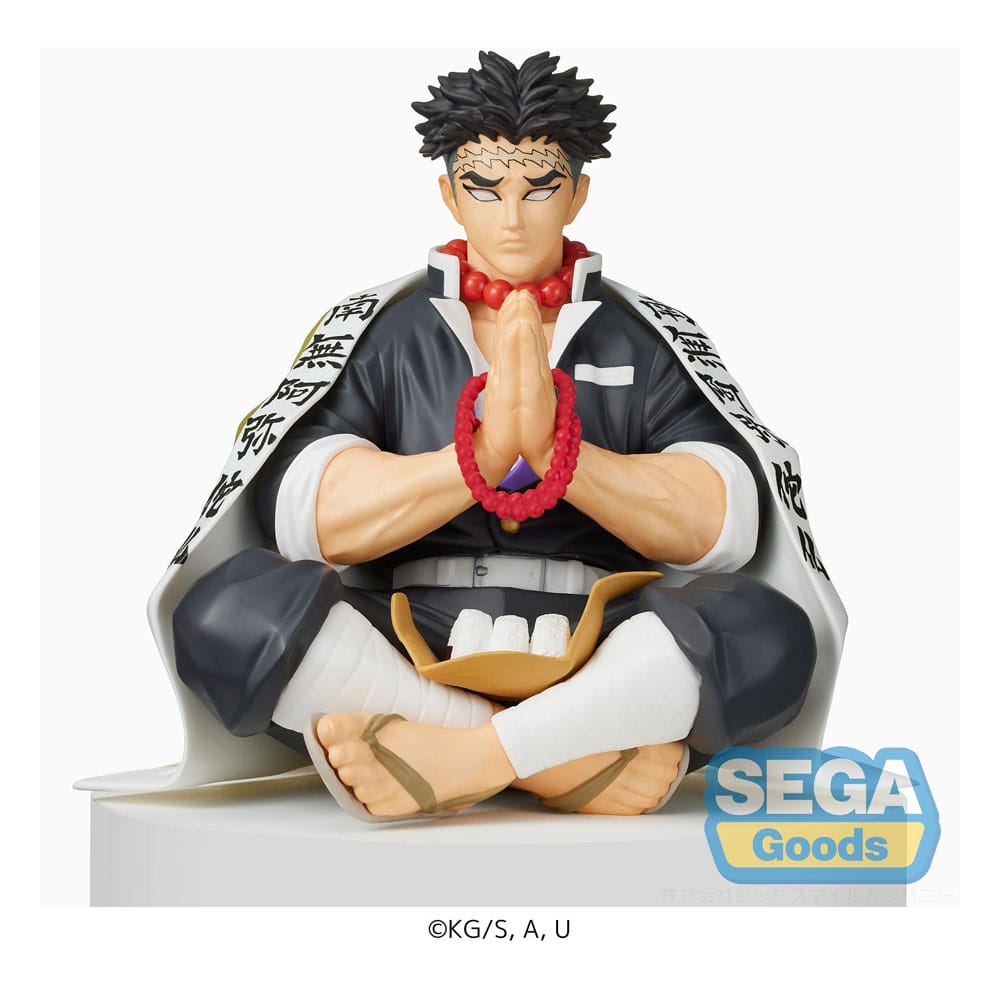 Demon Slayer: Kimetsu no Yaiba PM Perching PVC Statue Gyomei Himejima (re-run) 13cm - Scale Statue - Sega - Hobby Figures UK