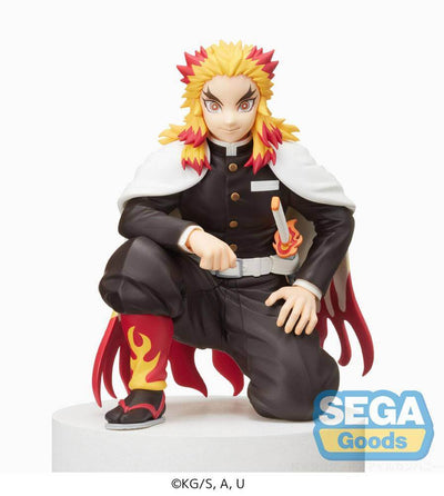 Demon Slayer: Kimetsu no Yaiba PM Perching PVC Statue Kyojuro Rengoku (Hashira Meeting) 12cm - Scale Statue - Sega - Hobby Figures UK