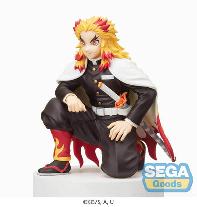 Demon Slayer: Kimetsu no Yaiba PM Perching PVC Statue Kyojuro Rengoku (Hashira Meeting) 12cm - Scale Statue - Sega - Hobby Figures UK