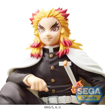 Demon Slayer: Kimetsu no Yaiba PM Perching PVC Statue Kyojuro Rengoku (Hashira Meeting) 12cm - Scale Statue - Sega - Hobby Figures UK