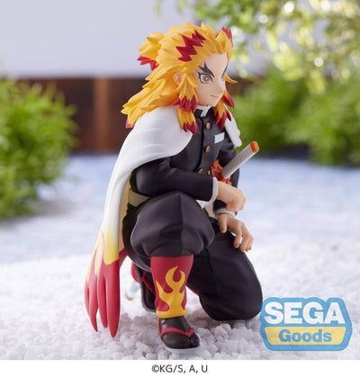 Demon Slayer: Kimetsu no Yaiba PM Perching PVC Statue Kyojuro Rengoku (Hashira Meeting) 12cm - Scale Statue - Sega - Hobby Figures UK