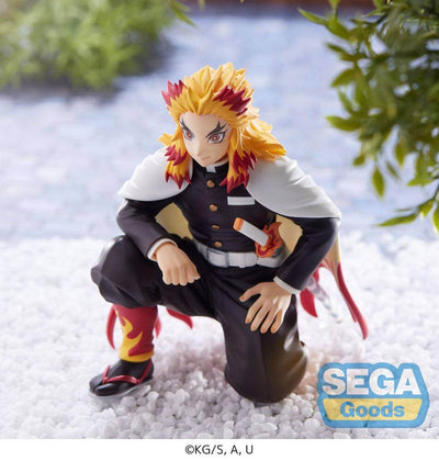 Demon Slayer: Kimetsu no Yaiba PM Perching PVC Statue Kyojuro Rengoku (Hashira Meeting) 12cm - Scale Statue - Sega - Hobby Figures UK