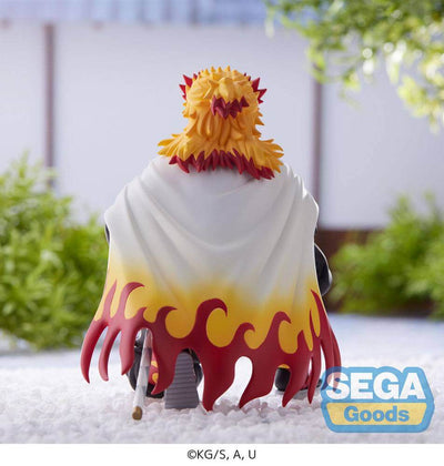 Demon Slayer: Kimetsu no Yaiba PM Perching PVC Statue Kyojuro Rengoku (Hashira Meeting) 12cm - Scale Statue - Sega - Hobby Figures UK