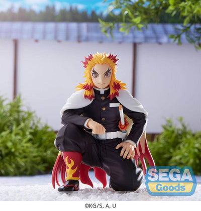 Demon Slayer: Kimetsu no Yaiba PM Perching PVC Statue Kyojuro Rengoku (Hashira Meeting) 12cm - Scale Statue - Sega - Hobby Figures UK