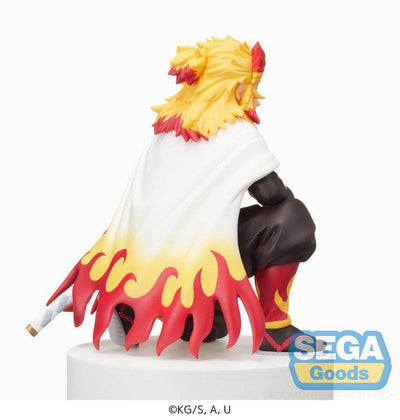 Demon Slayer: Kimetsu no Yaiba PM Perching PVC Statue Kyojuro Rengoku (Hashira Meeting) 12cm - Scale Statue - Sega - Hobby Figures UK