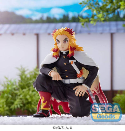 Demon Slayer: Kimetsu no Yaiba PM Perching PVC Statue Kyojuro Rengoku (Hashira Meeting) 12cm - Scale Statue - Sega - Hobby Figures UK