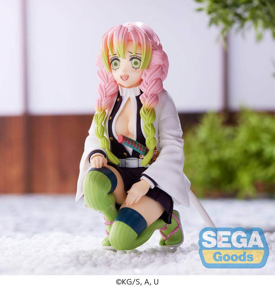 Demon Slayer: Kimetsu no Yaiba PM Perching PVC Statue Mitsuri Kanroji Hashira Meeting 11cm - Scale Statue - Sega - Hobby Figures UK