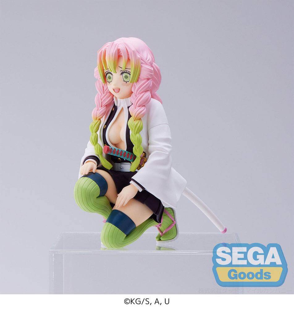 Demon Slayer: Kimetsu no Yaiba PM Perching PVC Statue Mitsuri Kanroji Hashira Meeting 11cm - Scale Statue - Sega - Hobby Figures UK
