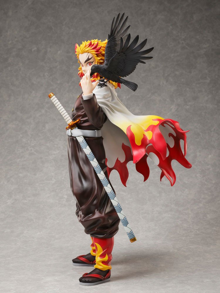 KELAKE GK Demon Slayer Rengoku Kyoujurou Figure Statue Figurine Model Doll  Collection Cute Birthday Gifts PVC