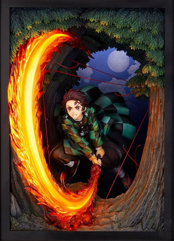 Demon Slayer: Kimetsu no Yaiba PVC Statue Tanjiro Kamado: Hinokami Kagura Dance 36cm - Scale Statue - Good Smile Company - Hobby Figures UK