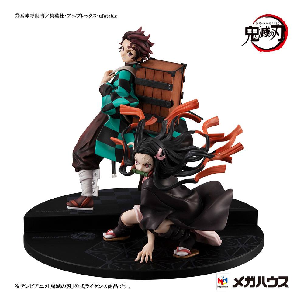 Demon Slayer Kimetsu no Yaiba Precious G.E.M. Series Statues Kamado Brother & Sister 13 - 17cm - Scale Statue - Megahouse - Hobby Figures UK