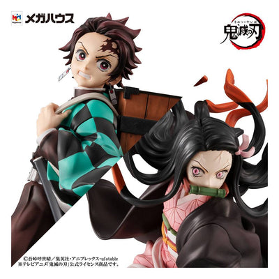 Demon Slayer Kimetsu no Yaiba Precious G.E.M. Series Statues Kamado Brother & Sister 13 - 17cm - Scale Statue - Megahouse - Hobby Figures UK