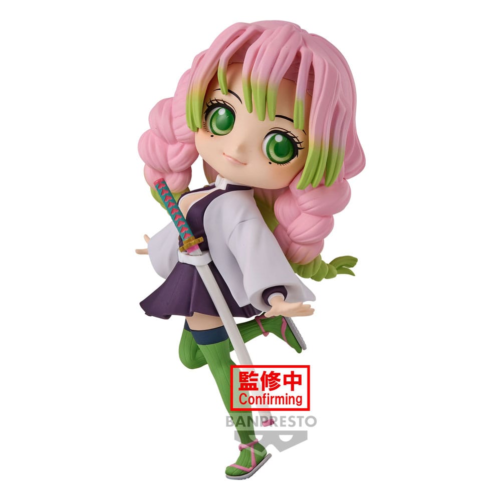 Demon Slayer: Kimetsu no Yaiba Q Posket PVC Statue Mitsuri Kanroji 14cm - Scale Statue - Banpresto - Hobby Figures UK