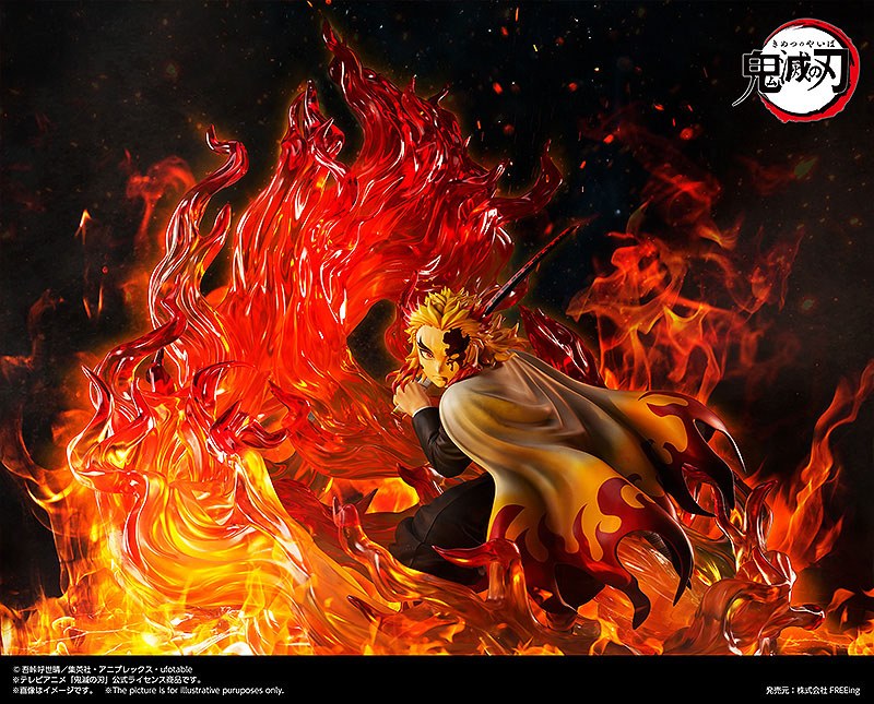 Demon Slayer: Kimetsu no Yaiba Statue 1/4 Kyojuro Rengoku Complete Edition 72cm - Scale Statue - FREEing - Hobby Figures UK