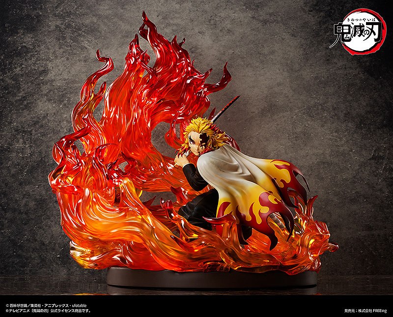 Demon Slayer: Kimetsu no Yaiba Statue 1/4 Kyojuro Rengoku Complete Edition 72cm - Scale Statue - FREEing - Hobby Figures UK